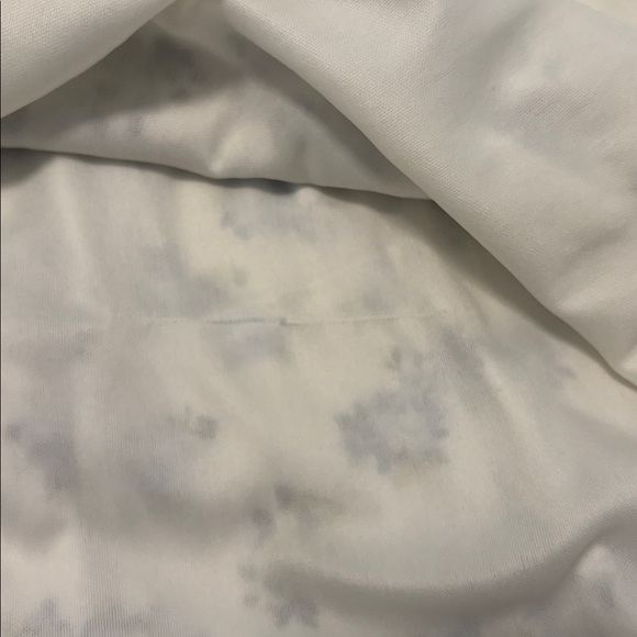 Thirty/Thirty LA White & Blue strapless mini summer dress SZ XL floral vacay NWT - Picture 7 of 14